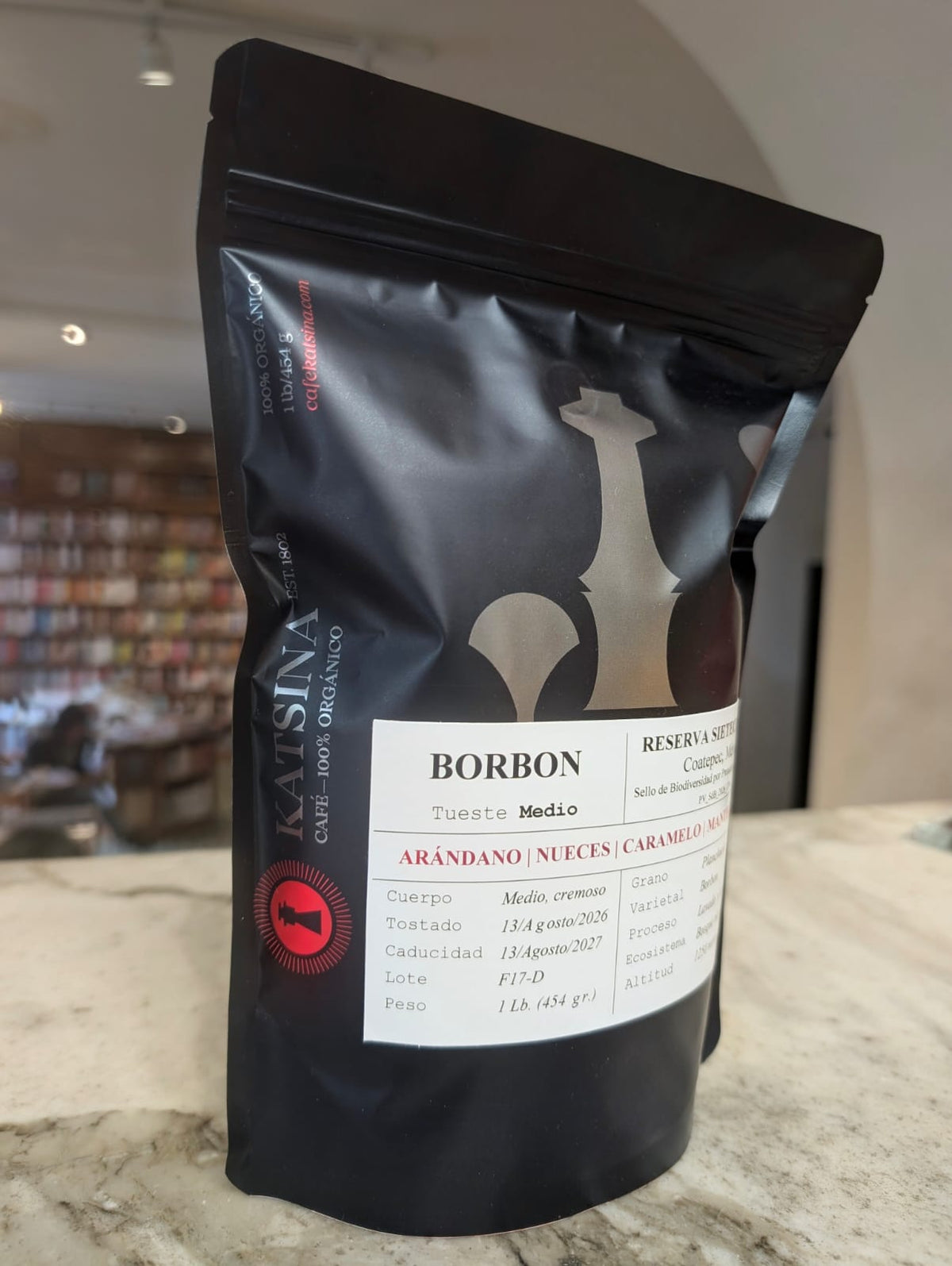 EDICION LIMITADA BORBON: Café orgánico - tueste medio (454 gr.)