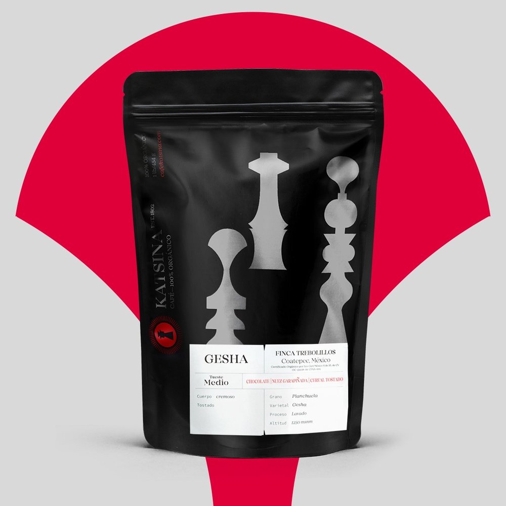GANADOR TAZA DE EXCELENCIA MEXICO 2025 Café orgánico - Gesha Tueste Medio 1 Lb (454 gr.)